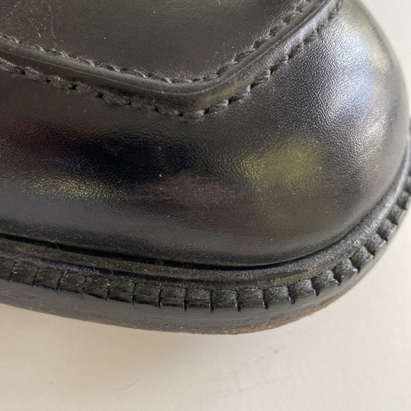 FLORSHEIM Imperial 92662 Triple Wide Derby Black VTG Italy Dress Shoes 9.5 EEE - Picture 10 of 13